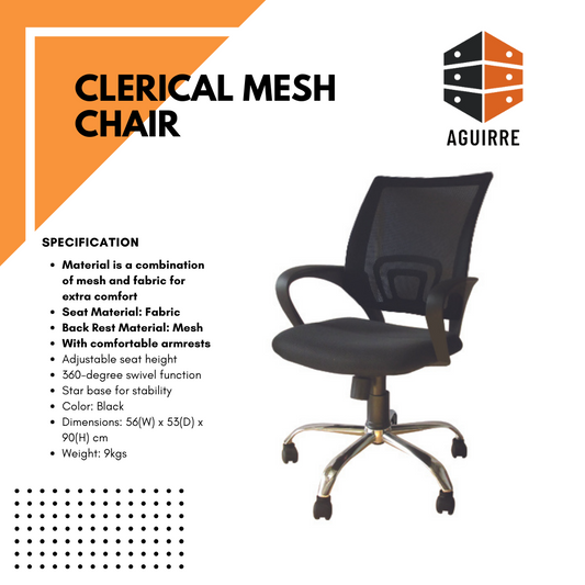 CLERICAL MESH CHAIR 001