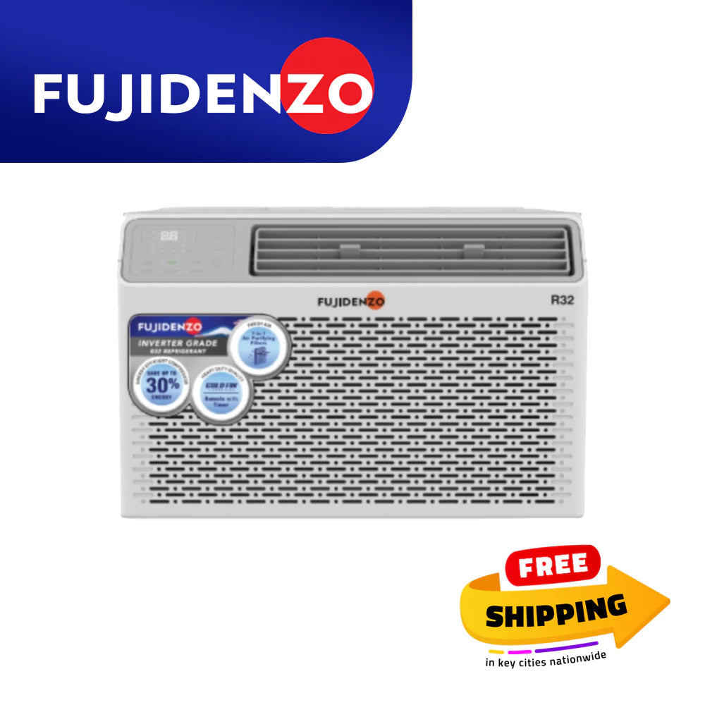 Fujidenzo 1.0 HP Inverter Grade Window Type Aircon with Remote Control WAR-100IGT