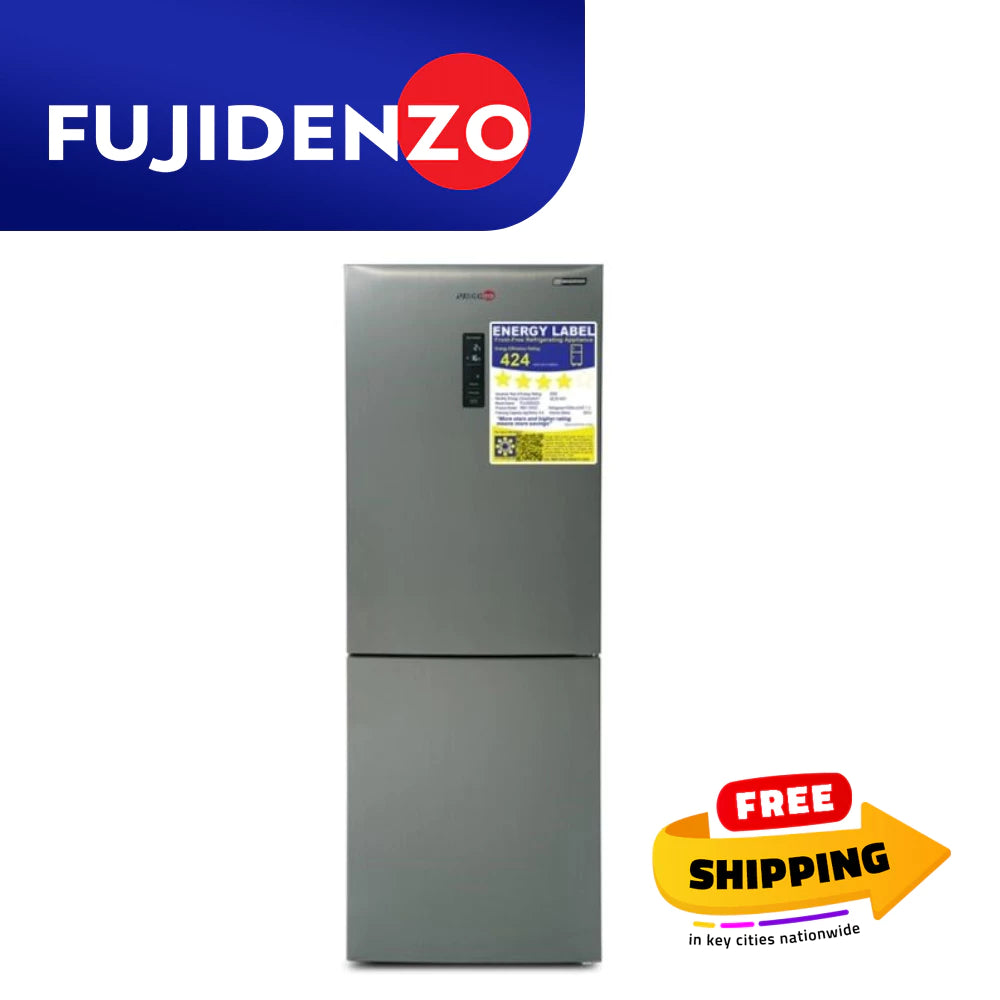 Fujidenzo 12 cu. ft. HD Inverter Bottom Mount No Frost Refrigerator IBM-12 SS2 (Stainless Steel)