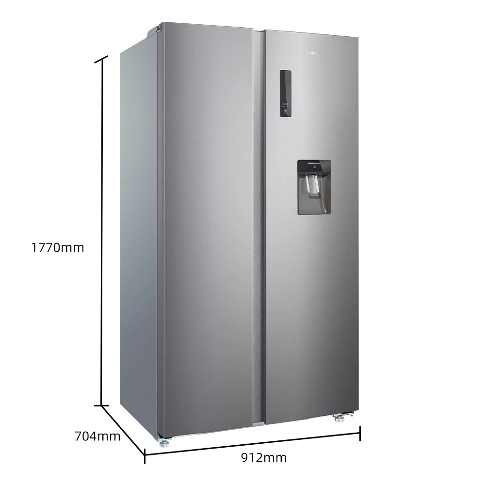 CHiQ 20 CU.FT. CSS20NII Side-by-Side Inverter No Frost Refrigerator