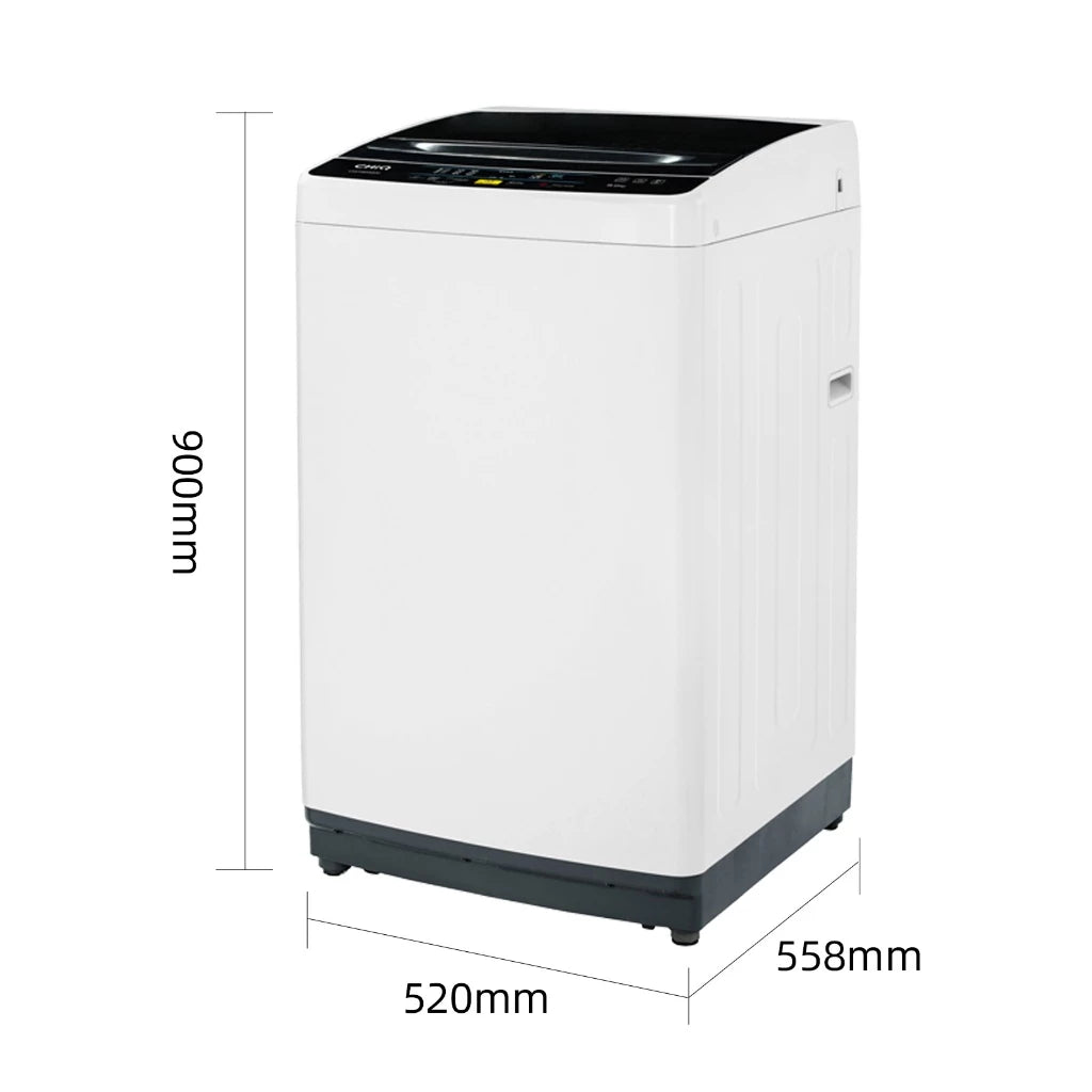 CHiQ Fully Automatic 8kg Top Load Washing Machine with dryer Tub Clean Child Lock